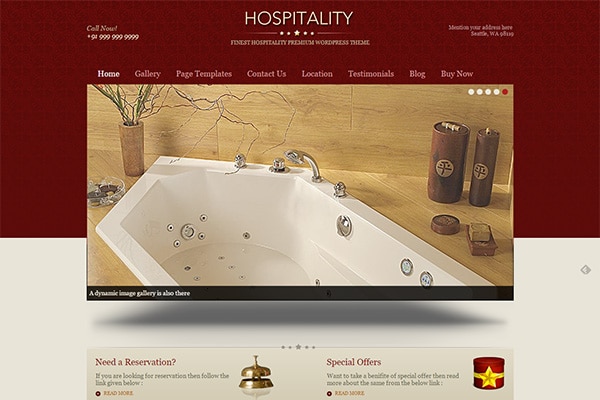 Hospitality – Templatic